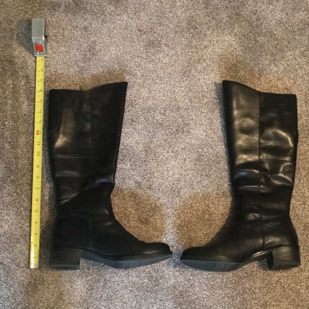 Franco Sarto Black Leather Boots